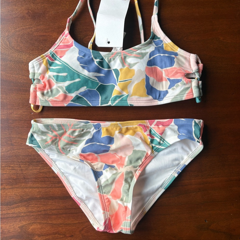 O'Neill Siren Strappy Bralette Set - Multicolor Floral